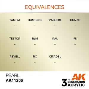 AK Interactive AK11206 PEARL – METALLIC 17ml – zdjęcie 3