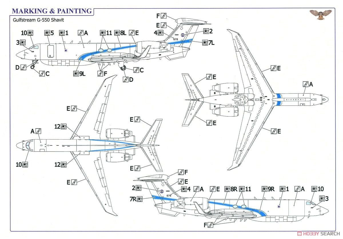 Sova 72018 Gulfstream G-550 Shavit 1/72 – image 4