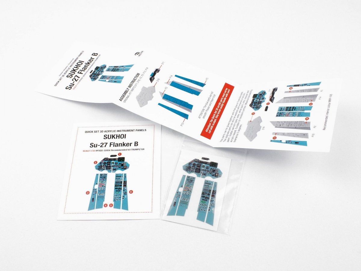 Red Fox Studio QS-32056 Sukhoi Su-27 Flanker B Trumpeter 1/32 – zdjęcie 2