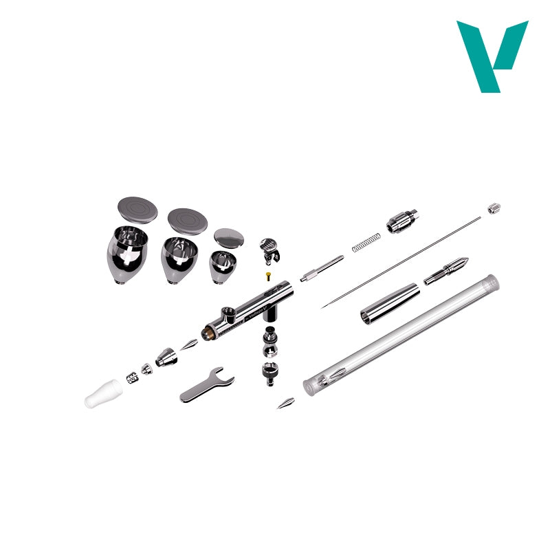 Vallejo 90002 Profinish - Aerograf Gravity System 2 in 1 - 0.2 / 0.3