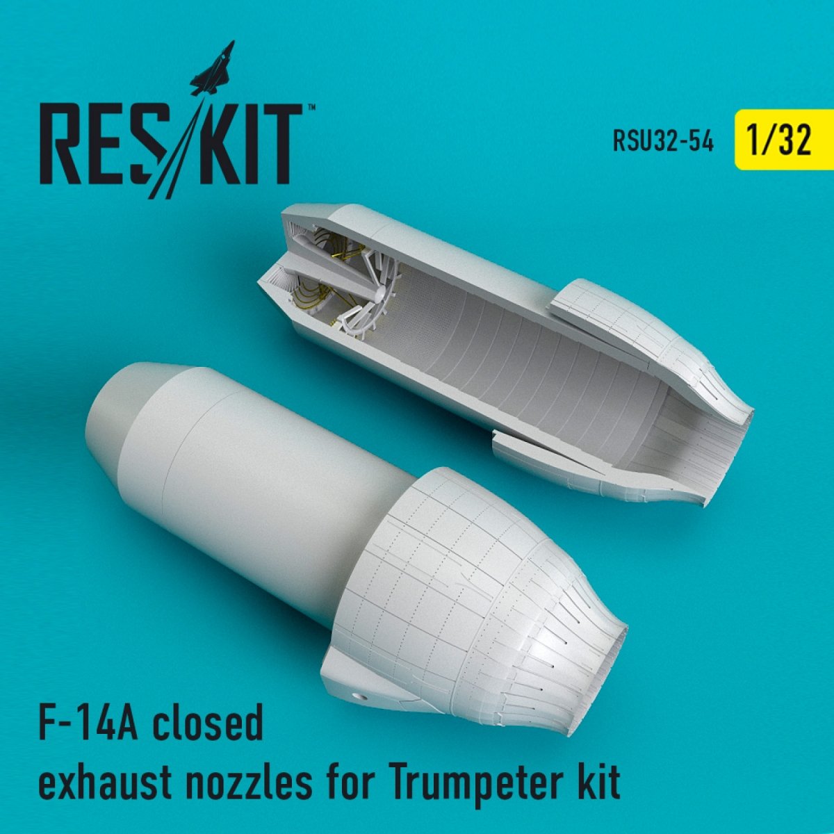 RESKIT RSU32-0054 F-14A "TOMCAT"CLOSED EXHAUST NOZZLES FOR TRUMPETER KIT 1/32