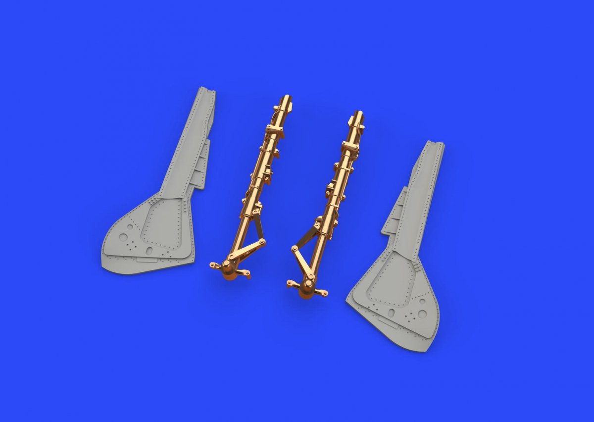 Eduard 648476 Fw 190A-8 undercarriage legs BRONZE EDUARD 1/48 – zdjęcie 2