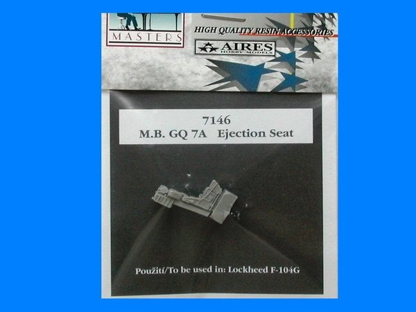Siège Aires 7146 MB GQ 7A pour F-104G au 1/72