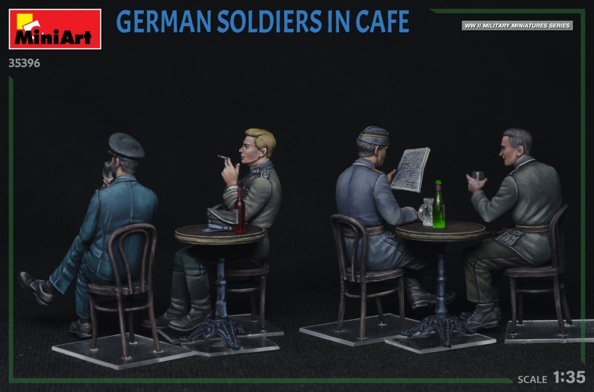 MiniArt 35396 GERMAN SOLDIERS IN CAFE 1/35 – zdjęcie 6