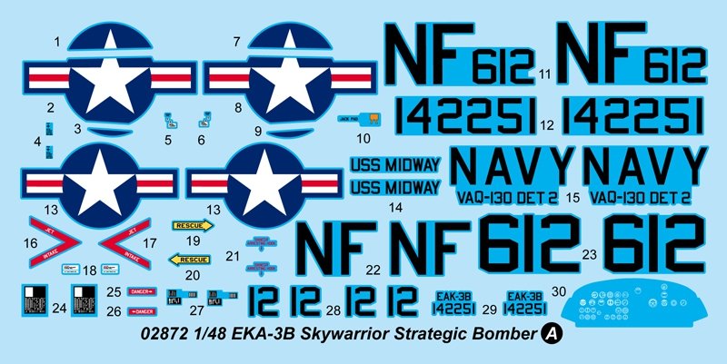 Trumpeter 02872 EKA-3B Skywarrior – immagine 5