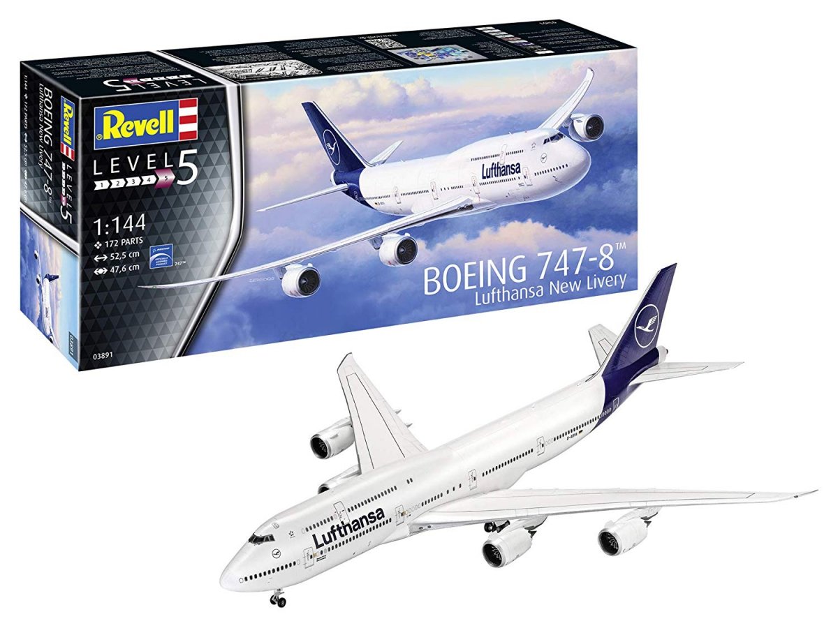 Revell 03891 Boeing 747-8 Lufthansa New Livery 1/144 – image 2