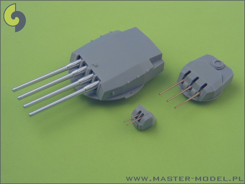 Master SM-350-039 Richelieu armament - 380mm(8pcs), 152mm(9pcs), 100mm(12pcs) barrels – image 5
