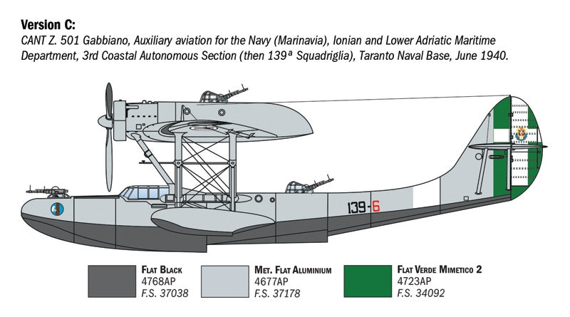 Italeri 0112 CANT Z.501 Gabbiano 1/72 – image 7