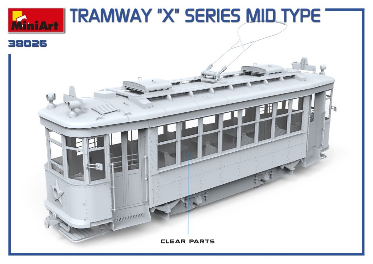Miniart 38026 Tramway &amp;quot;X&amp;quot; Series 1/35 – zdjęcie 4