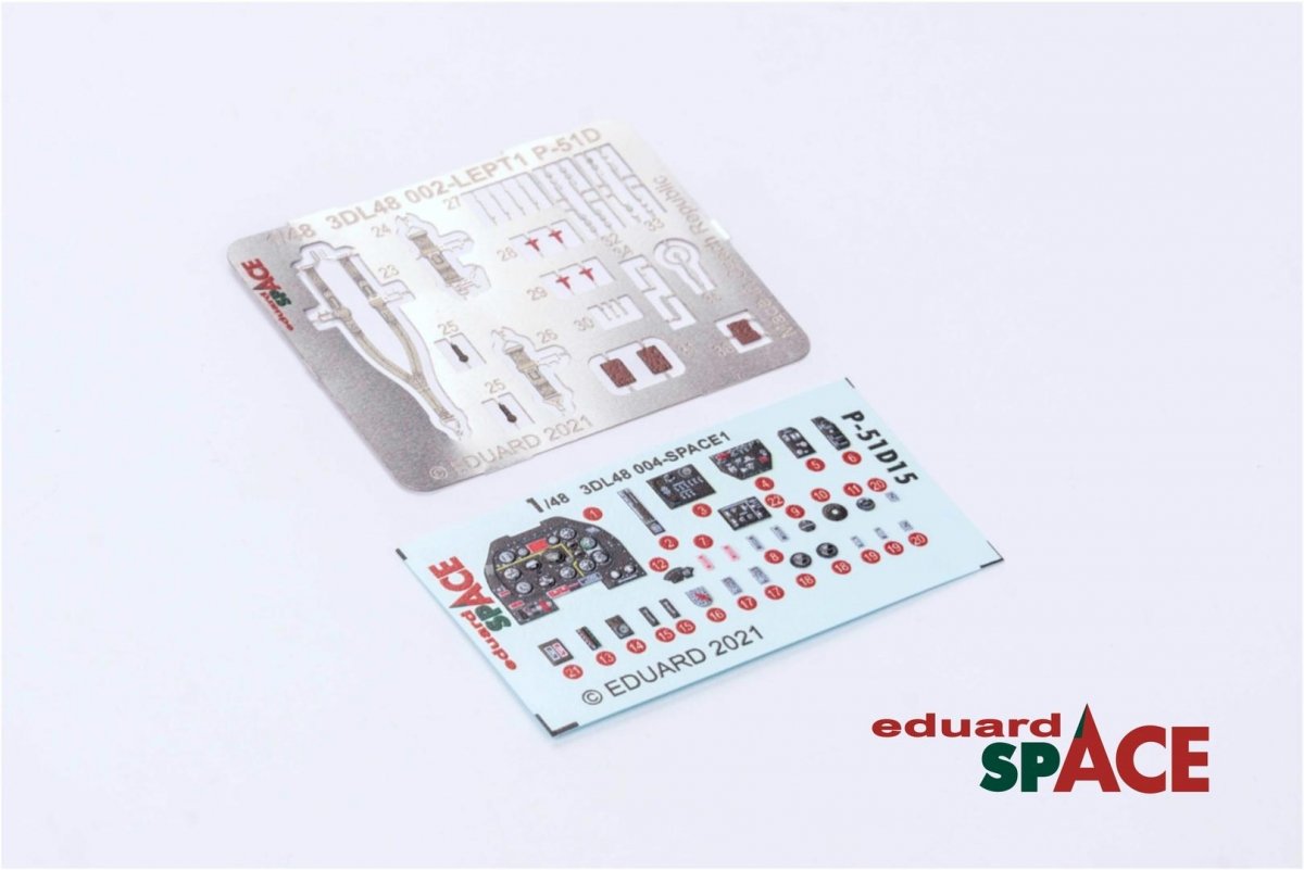 Eduard 3DL48004 P-51D-15+ SPACE 3D for Eduard 1/48 – image 2