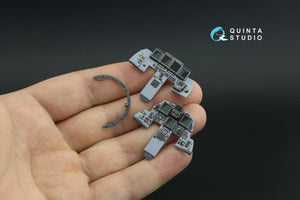 Quinta Studio QD32119 F-15E 3D-Printed &amp;amp; colored Interior on decal paper (Tamiya) 1/32 – image 4