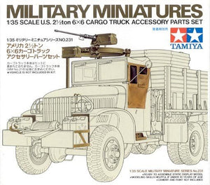 Tamiya 35231 US 2 -Ton 6x6 Cargo Truck Accessory Parts Set (1/35)