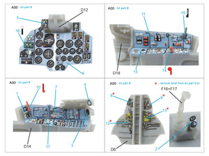 Quinta Studio QDS-72168 Su-17M3 3D-Printed coloured Interior on decal paper (Modelsvit) (small version) 1/72 – zdjęcie 8