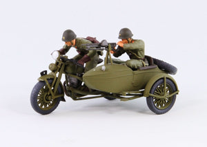 Pit-Road G50 IJA Type 97 Motorcycle Rikuo with Figure 1/35 – zdjęcie 4