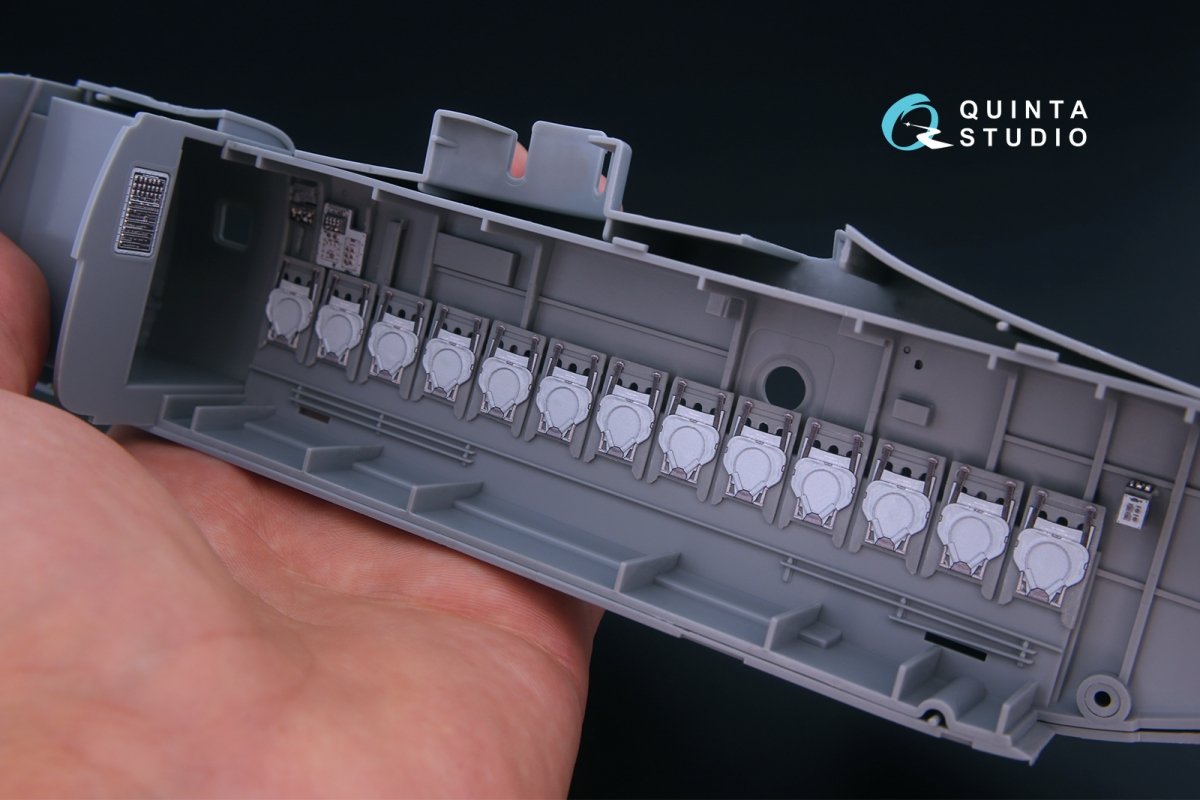 Quinta Studio QR48005 MV-22 Osprey folded seats (26 pcs) (for Hobby Boss kit) 1/48 – zdjęcie 5