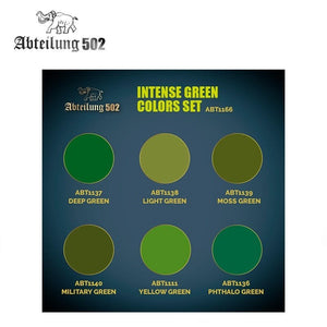 502 Abteilung ABT1166 – INTENSE GREEN COLORS SET (6pcs) – zdjęcie 2
