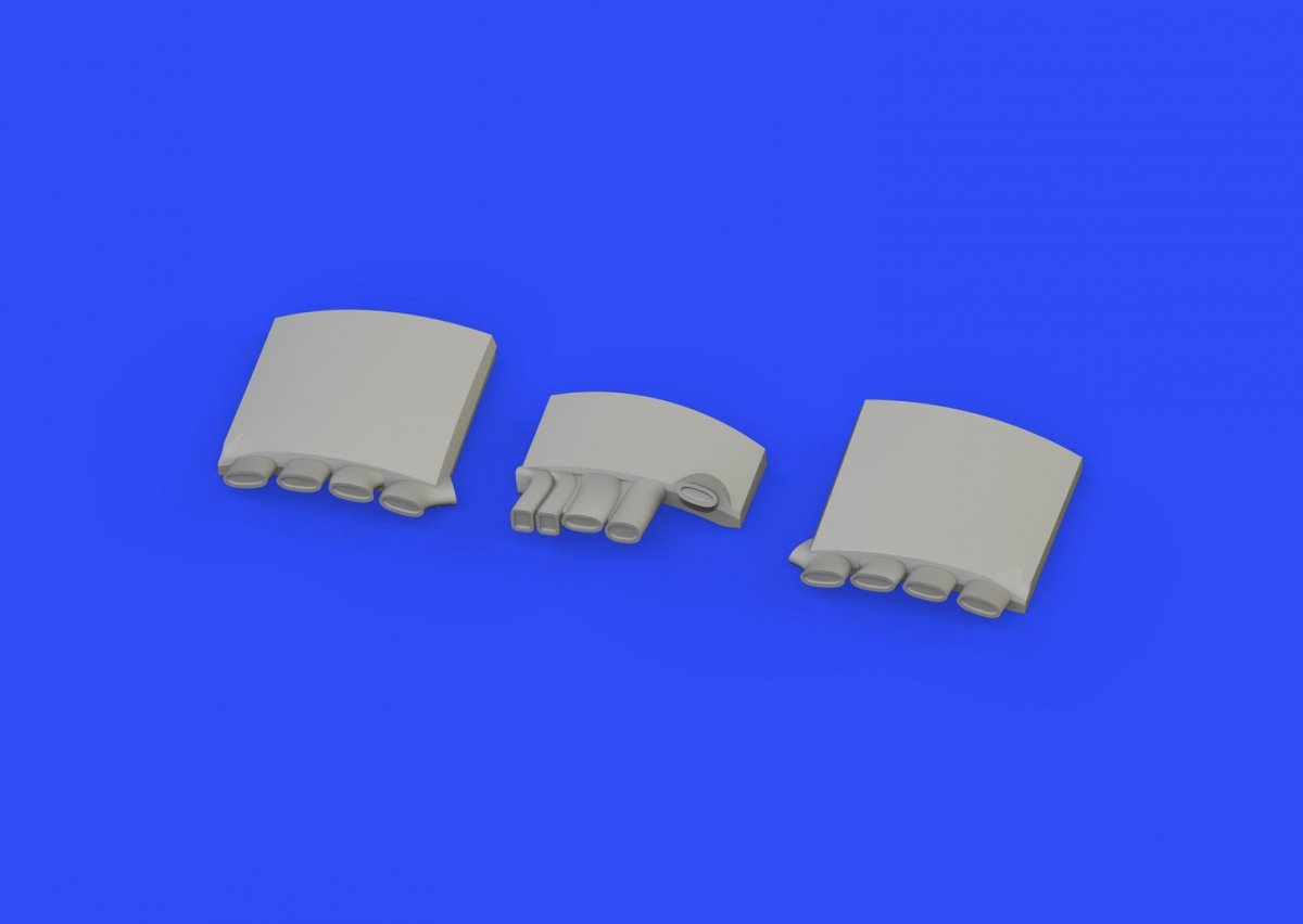 Eduard 648381 Fw 190A exhaust stacks EDUARD 1/48 – zdjęcie 2