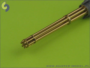Master AM-32-029 M61 A1 Vulcan - Six-barrelled rotary 20mm cannon - turned barrels with etched barrel clamps 1/32 – immagine 3