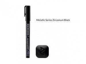 Gaahleri GM-MS06 Metallic Series Markers Zirconium Black