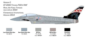 Italeri 1457 EF-2000 Typhoon In R.A.F. Service 1/72 – zdjęcie 3