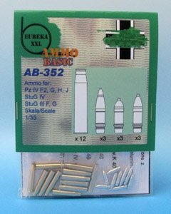 Eureka XXL AB-352 7,5 cm Ammo for Kw.K.40/Stu.K.40 L/43 and L/48 1/35 – zdjęcie 2