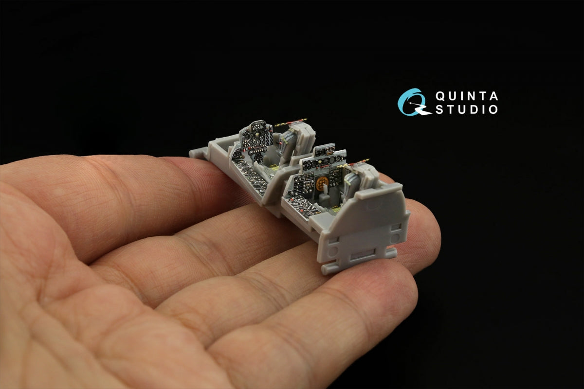 Quinta Studio QD72080 F-4J Late 3D-Printed &amp;amp; coloured Interior on decal paper (Fine Molds) 1/72 – zdjęcie 9