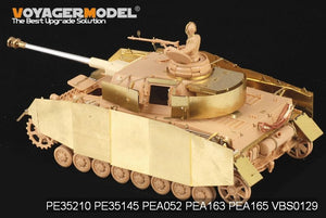 Voyager Model PEA165 WWII German Panzer.IV Ausf.H/J schürzen (For TAMIYA 35209 35181) 1/35 – image 3