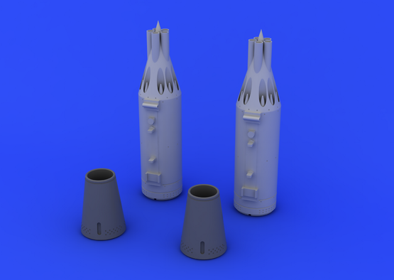 Eduard 648173 UB-16 rocket launcher (2 pcs) 1/48 – zdjęcie 4