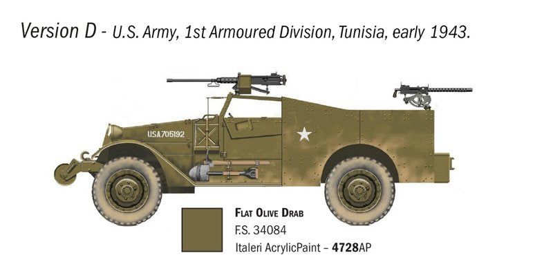 Italeri 7063 M3A1 Scout Car 1/72 – zdjęcie 5