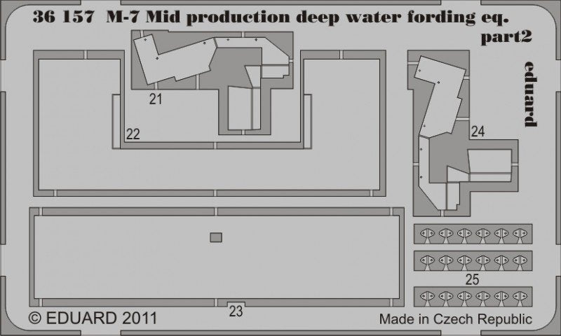 Eduard 36157 M-7 Mid production deep water fording eq. 1/35 Dragon – image 2