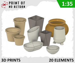 Point of no Return 3522031 Garden Pots 1/35