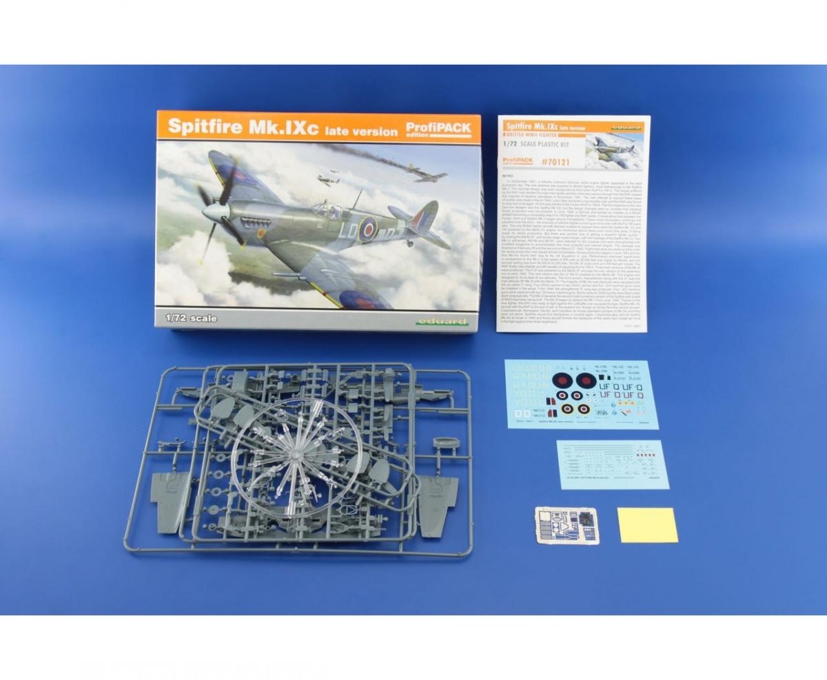 Eduard 70121 Spitfire Mk.IXc late version 1/72 – zdjęcie 2