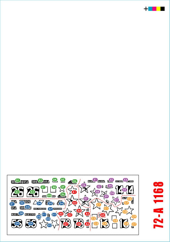 Star Decals 72-A1168 72-A1168 US 6th Armored Division 2 The Super-Sixth in Europe 1944-45 1/72 – zdjęcie 2