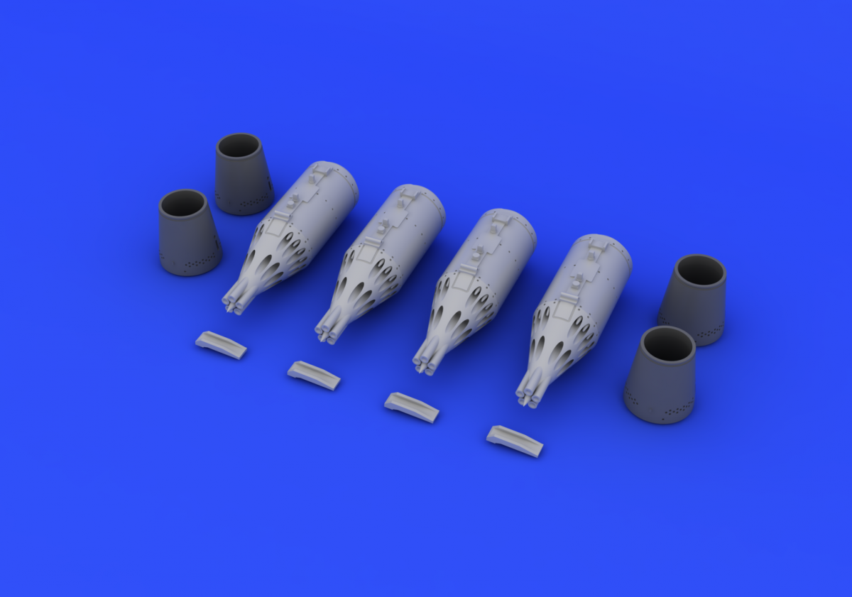 Eduard 672103 UB-32 rocket pods 1/72 – zdjęcie 2