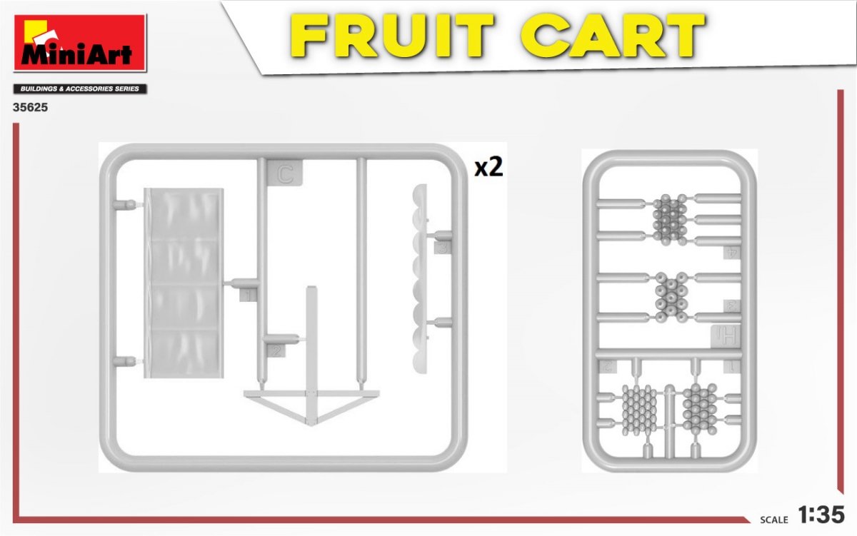 MiniArt 35625 FRUIT CART 1/35 – zdjęcie 8
