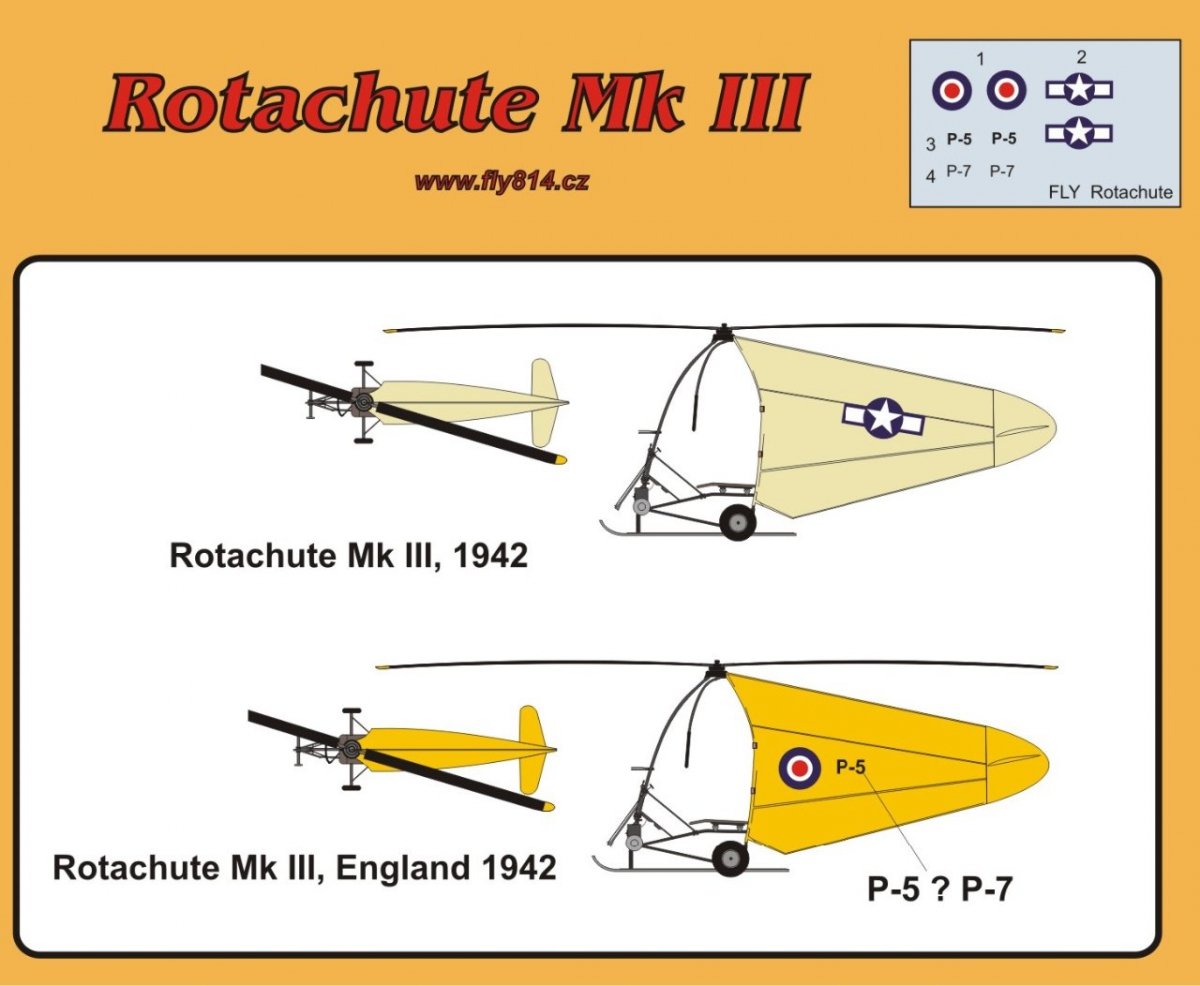 Fly 72021 Rotachute Mk III 1/72 – zdjęcie 3