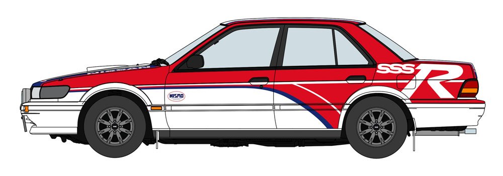 Hasegawa 20521 Nissan Bluebird 4-door sedan SSS-R (U12 type) late 1/24 – zdjęcie 3