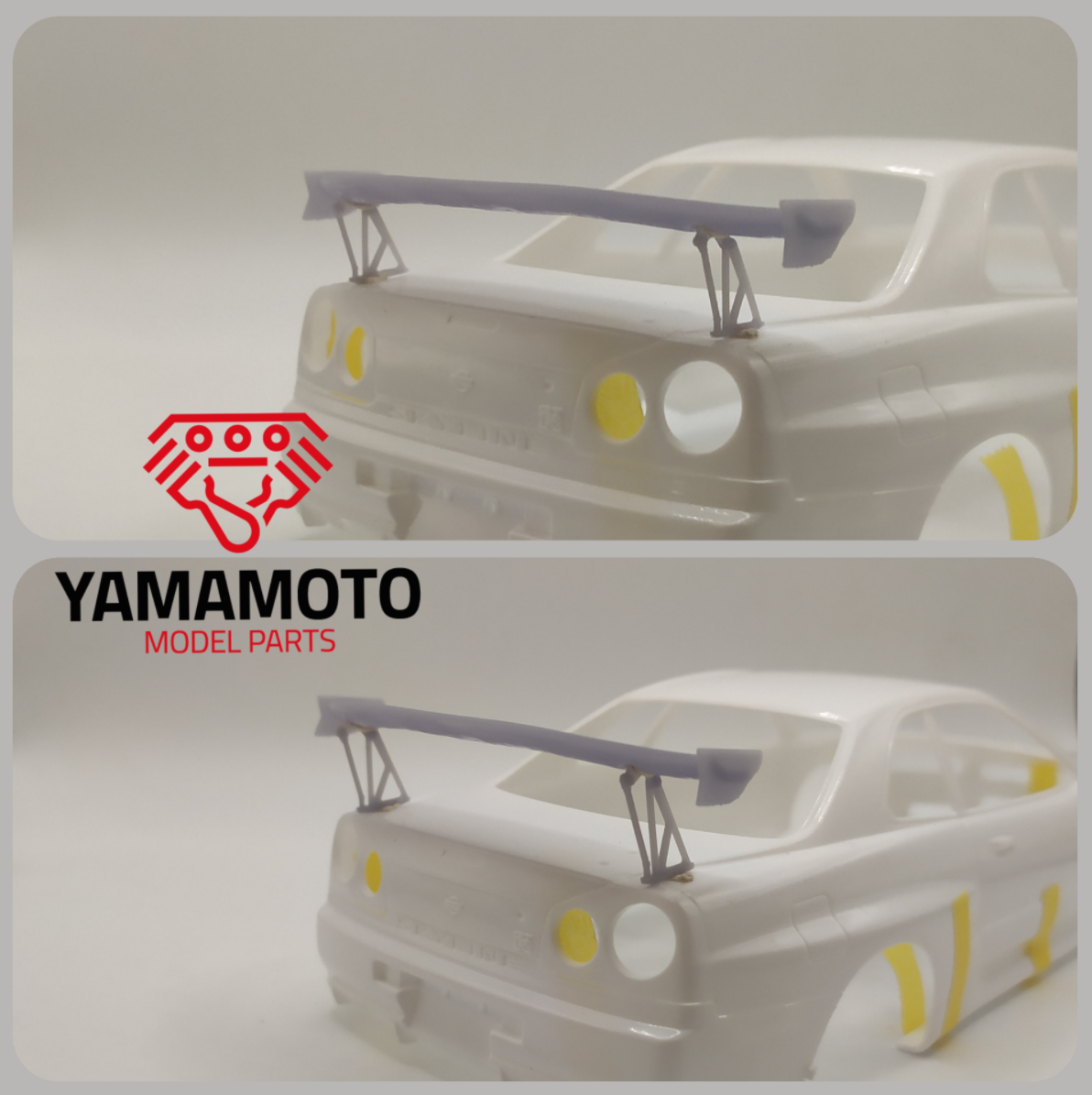 Yamamoto Model Parts YMPTUN33 GT Wing #1 1/24 – zdjęcie 2
