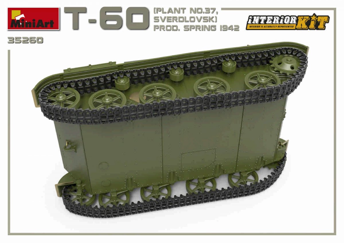 MiniArt 35260 T-60 PLANT N.37, SVERDLOVSK PROD. SPRING 1942. INTERIOR KIT 1/35 – zdjęcie 14