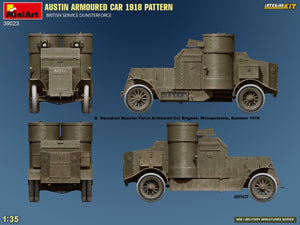 Miniart 39023 AUSTIN ARMOURED CAR 1918 PATTERN. BRITISH SERVICE DUNSTERFORCE. INTERIOR KIT 1/35 – zdjęcie 9