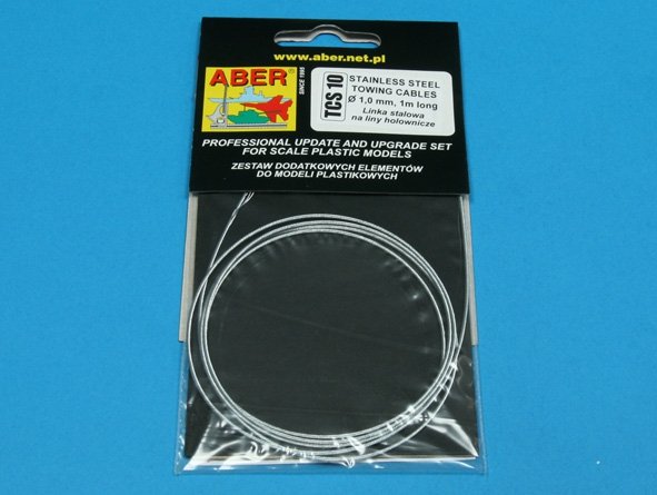 Aber TCS10 Stainless Steel Towing Cables 1,0mm, 1m long – zdjęcie 4