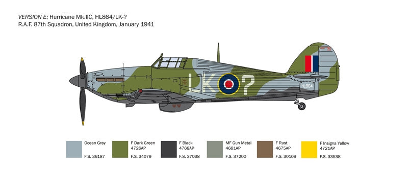 Italeri 2828 Hurricane Mk. IIC 1/48 – zdjęcie 10