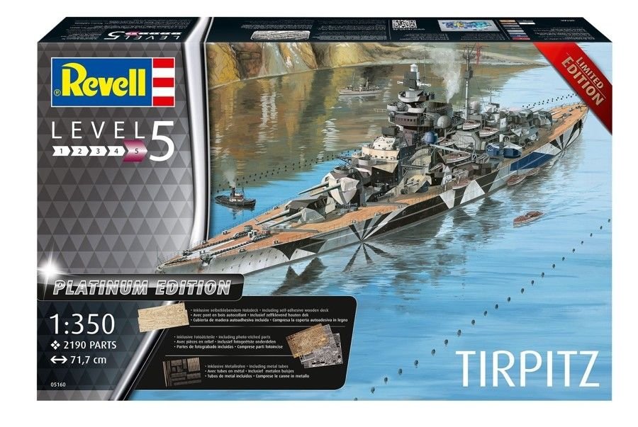 Revell 05160 Tirpitz Platinum Edition 1/350