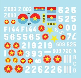 Star Decals 35-C1277 Vietnam 5. NVA 1/35 – zdjęcie 2