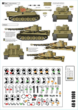 Star Decals 48-B1008 Afrika Tigers. Tigers in Tunisia 1942-43 1/48 – zdjęcie 2