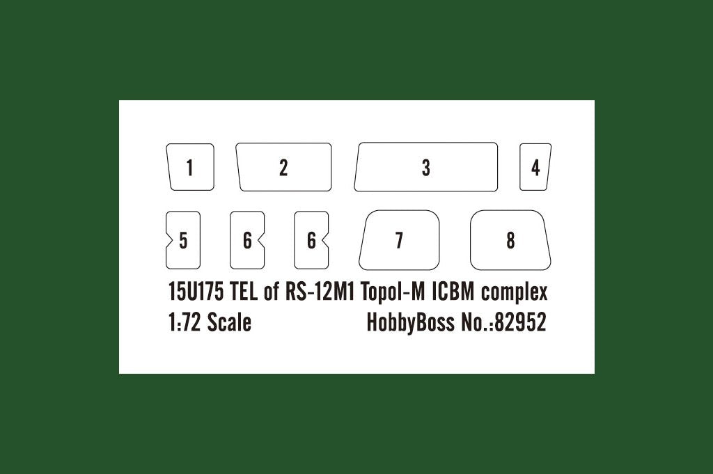 Hobby Boss 82952 15U175 TEL of RS-12M1 Topol-M ICBM complex 1/72 – image 3
