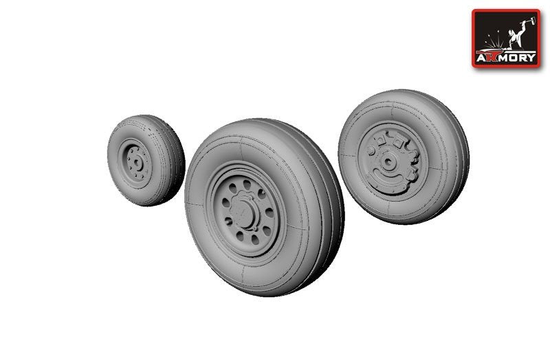 Armory Models AW72305 F-35A Lightning-II wheels 1/72 – zdjęcie 3