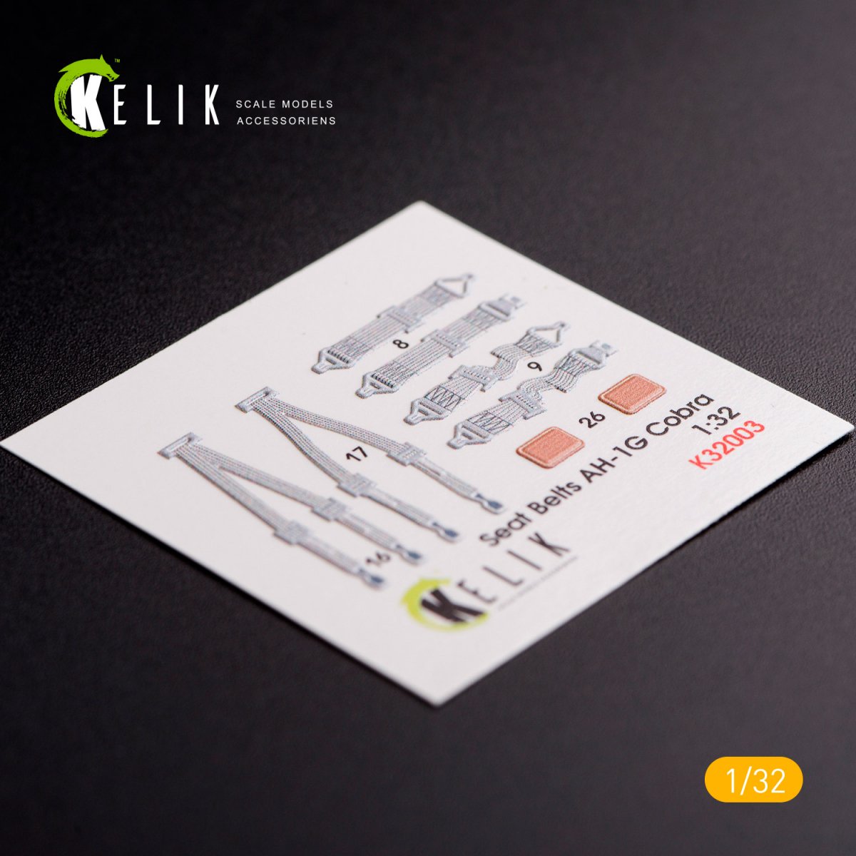 KELIK K32003 AH-1G COBRA INTERIOR 3D DECALS FOR ICM KIT 1/32 – image 6
