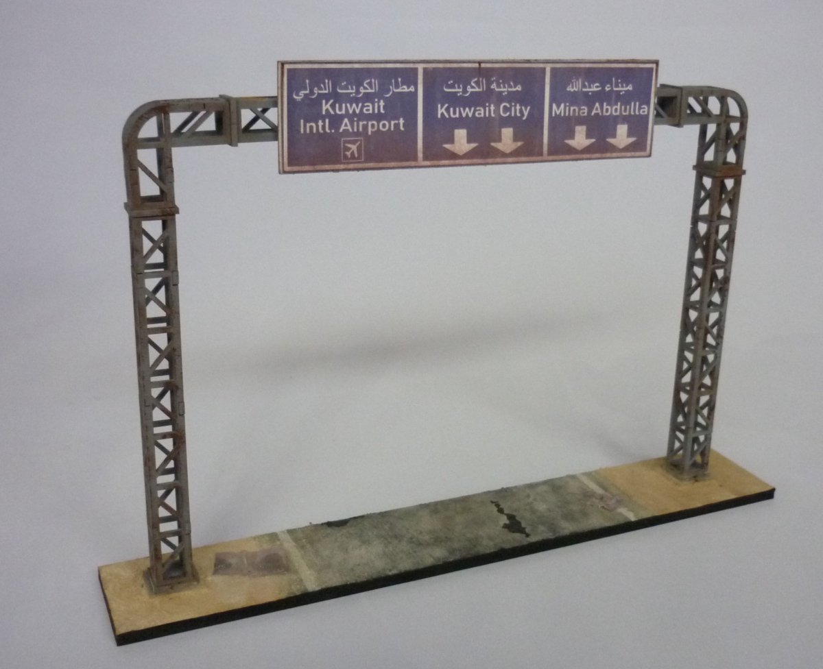 RT-Diorama 35580 Highway bridge for signs No.1 1/35 – zdjęcie 3