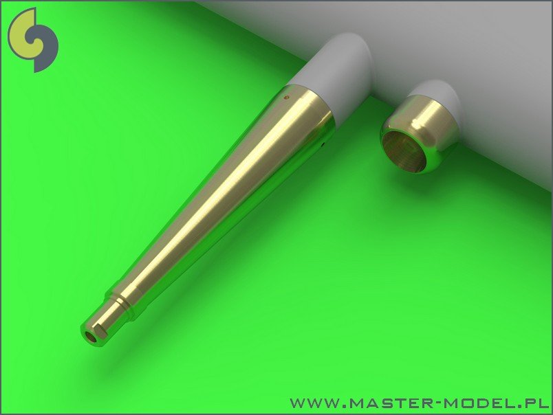 Master AM-32-081 Spitfire Mk.IXe/XVIe early version - conical barrel shroud for Hispano 20mm cannons and Browning .50cal MG in shroud (for Tamiya model) – image 2